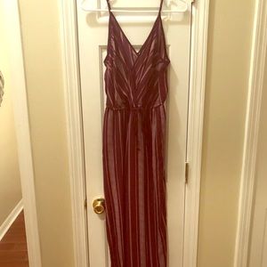 Maroon Jump Suit